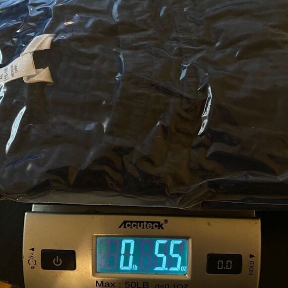 Time and Tru XL 100% Cotton Navy Blue Short Sleeve Blouse - Picture 8 of 8